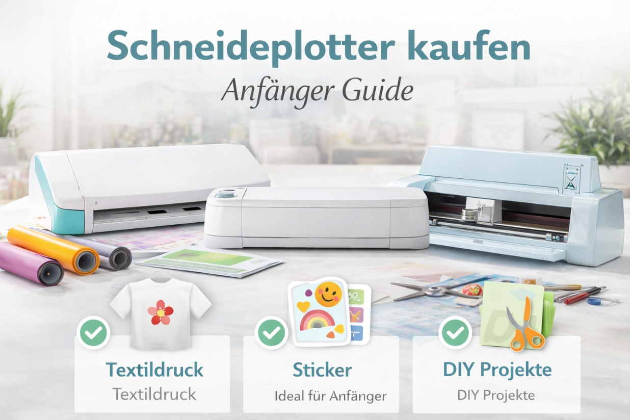 Schneideplotter kaufen: Der grosse Guide für Anfänger (2026)