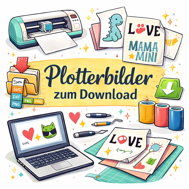 Plotterbilder – Digitale Dateien zum Download für deinen Plotter
