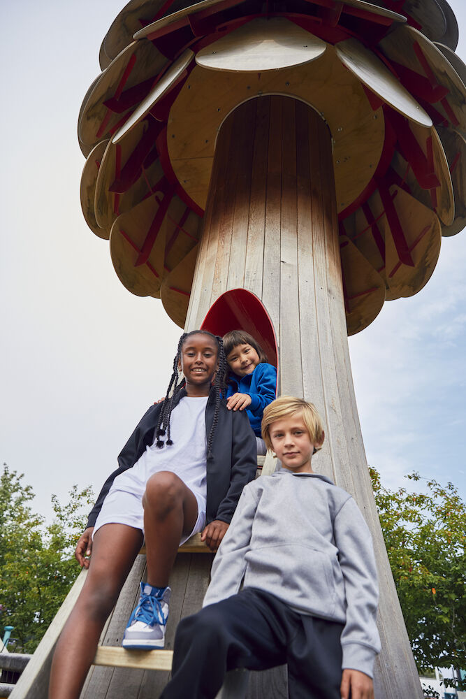 Basic Active Hoody Junior Unisex - Swiss-Crafting