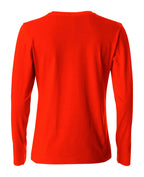 Damen Basic Langarm T-Shirt