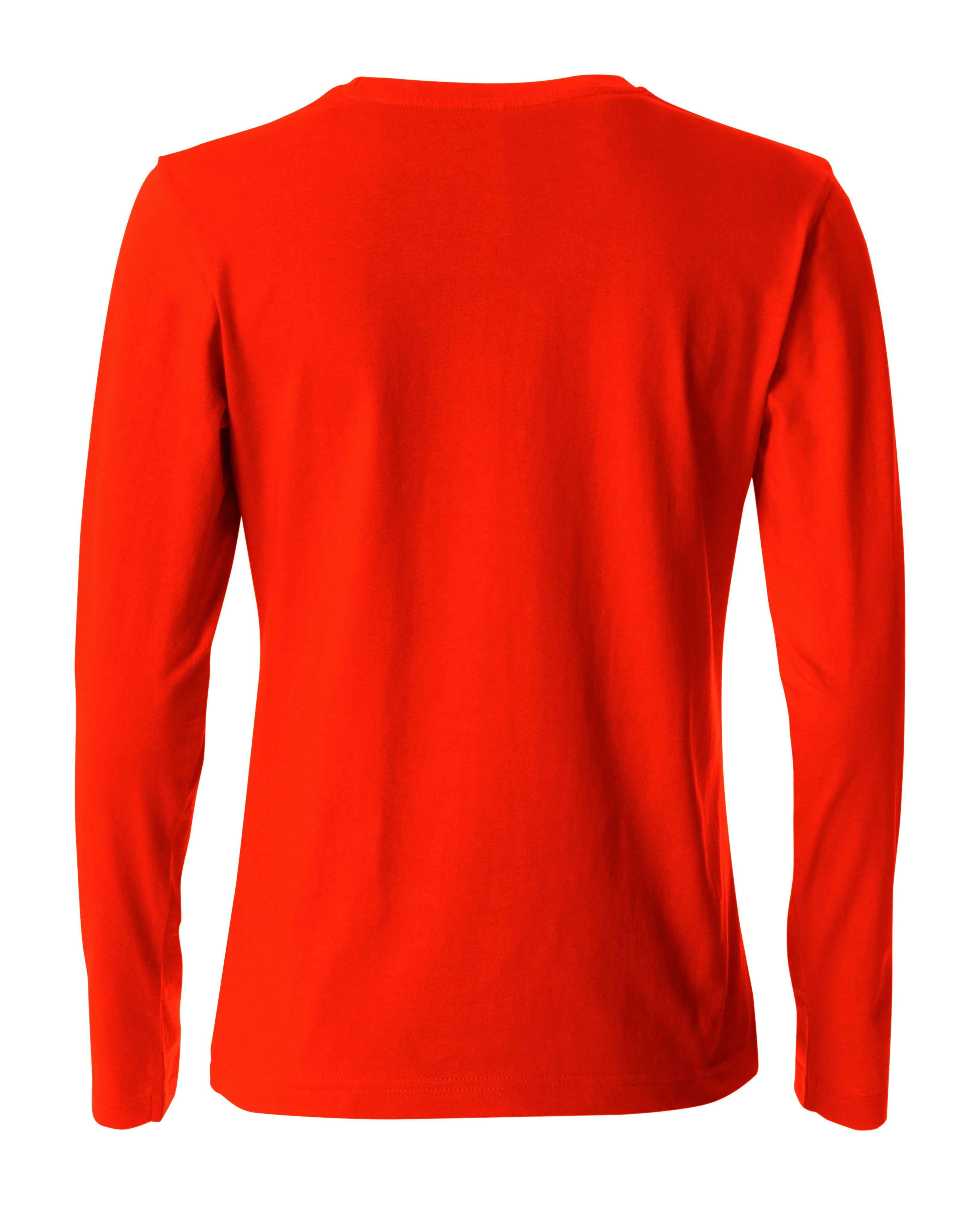 Damen Basic Langarm T-Shirt