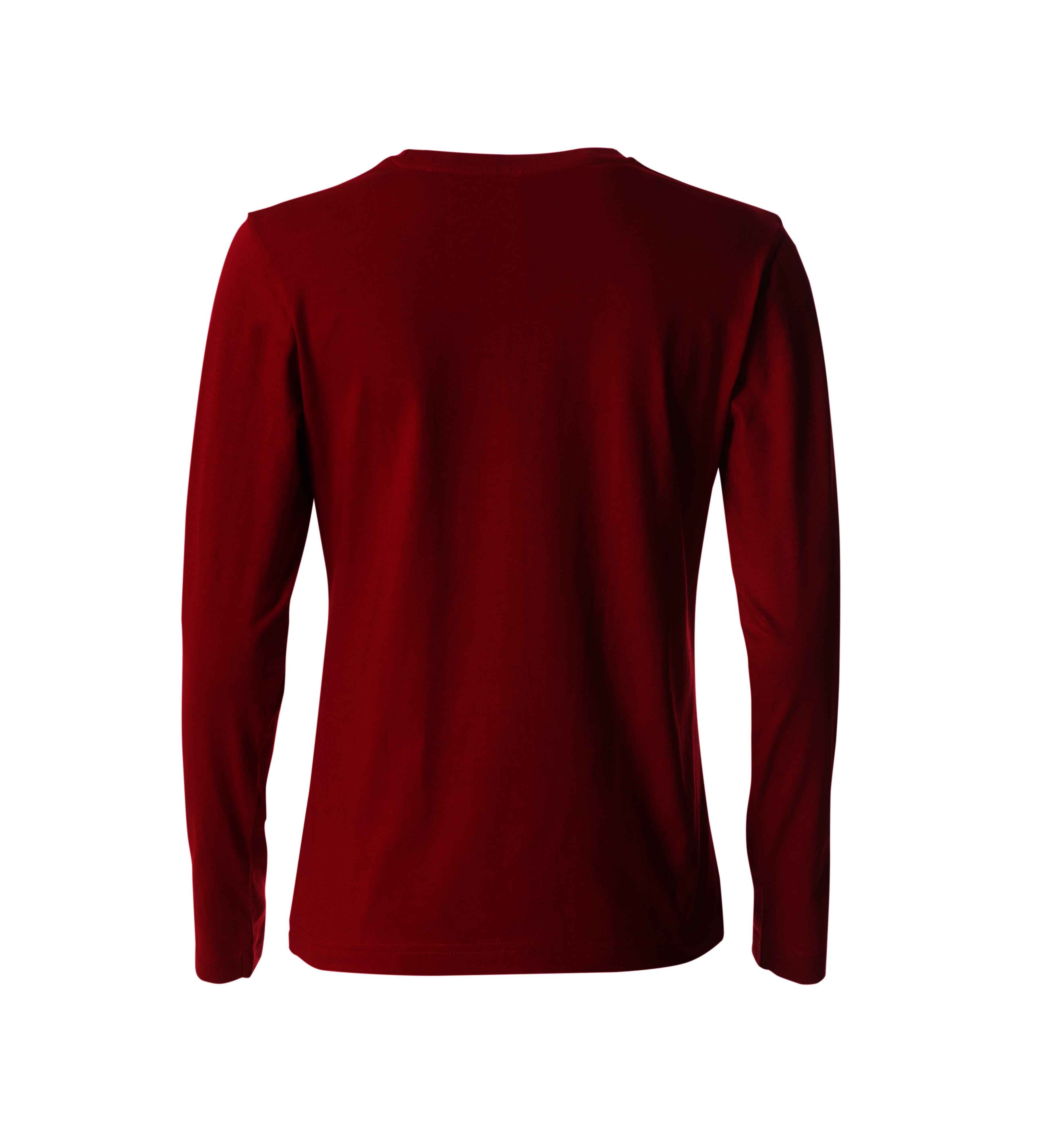 Damen Basic Langarm T-Shirt