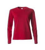 Damen Basic Langarm T-Shirt