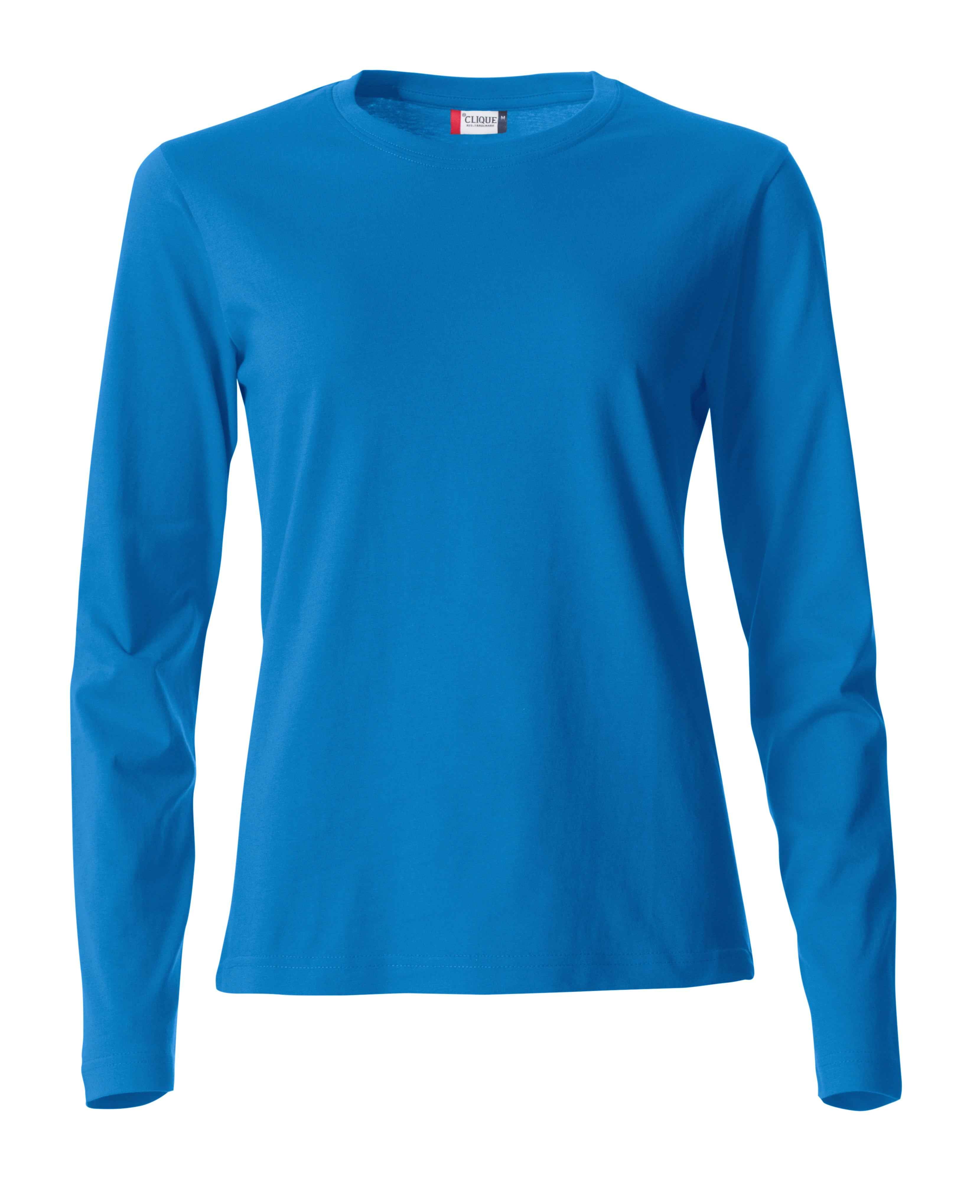 Damen Basic Langarm T-Shirt