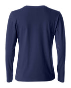 Damen Basic Langarm T-Shirt