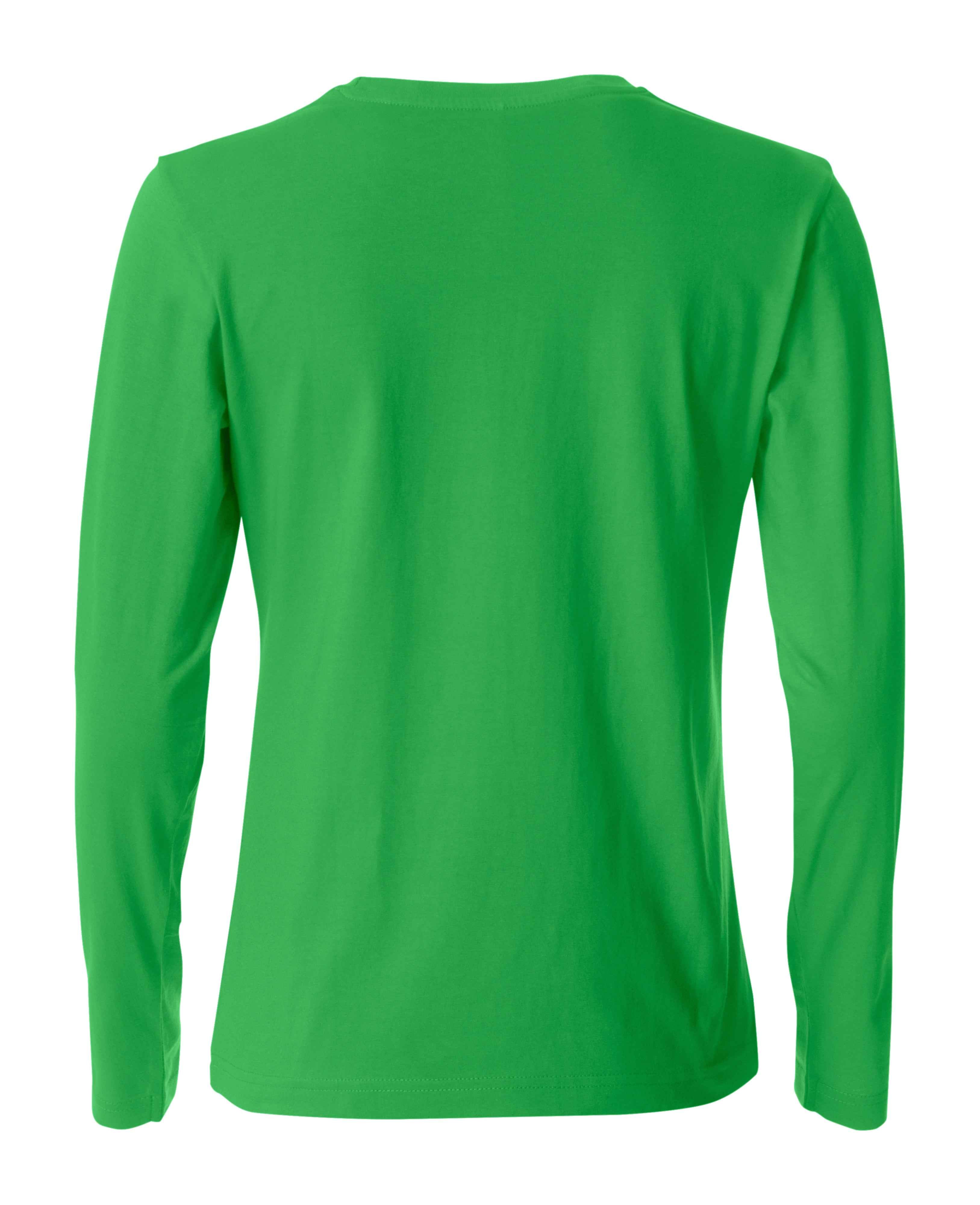 Damen Basic Langarm T-Shirt