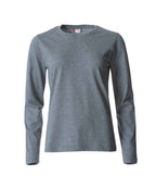 Damen Basic Langarm T-Shirt