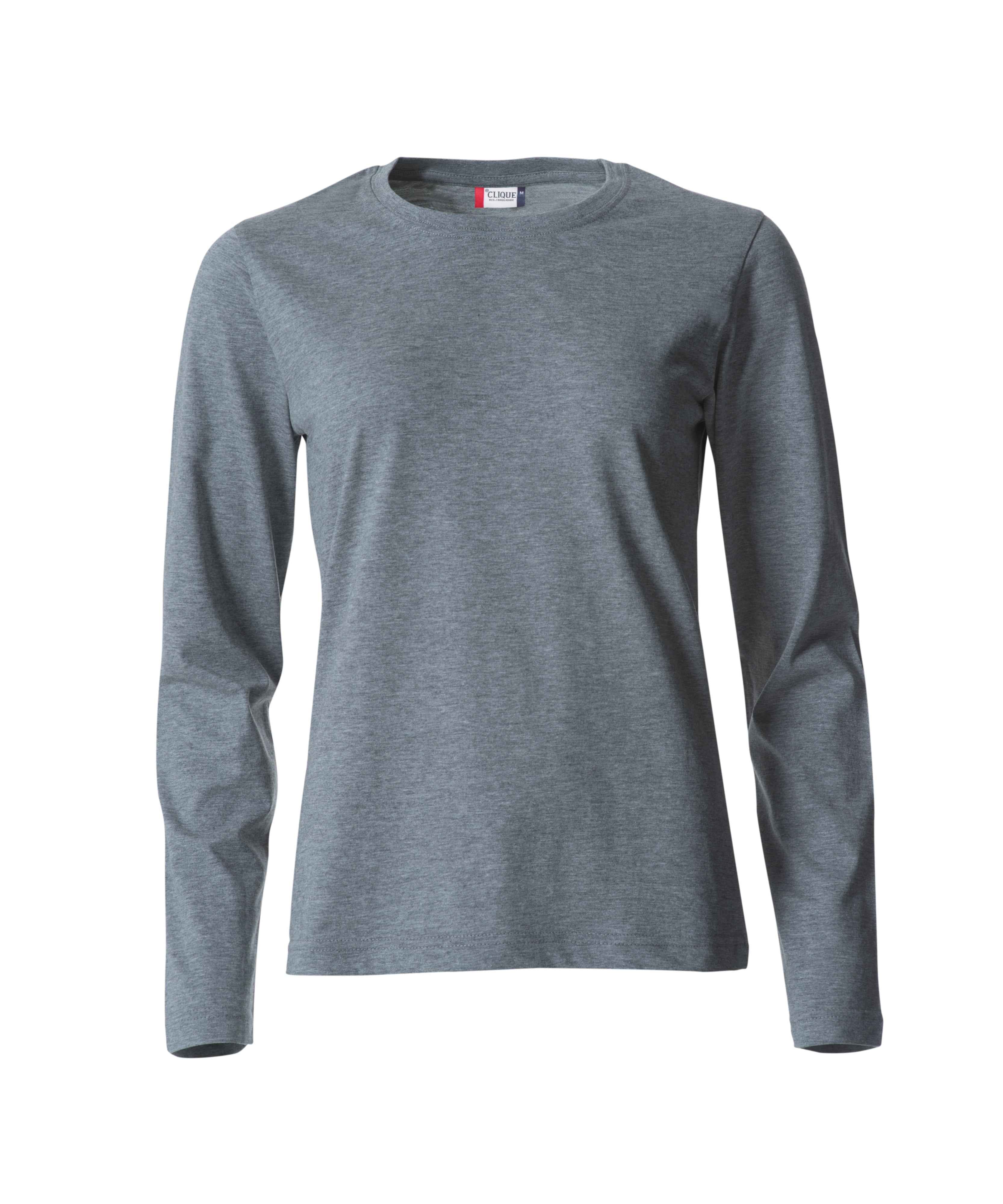 Damen Basic Langarm T-Shirt
