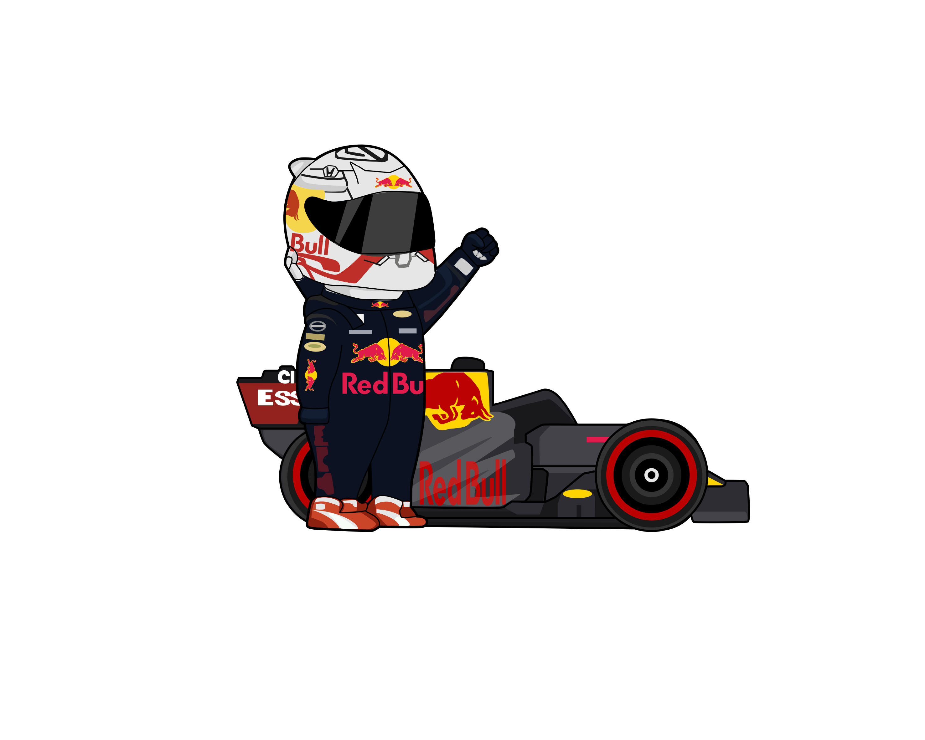 T-Shirt – F1 Chibi Champion