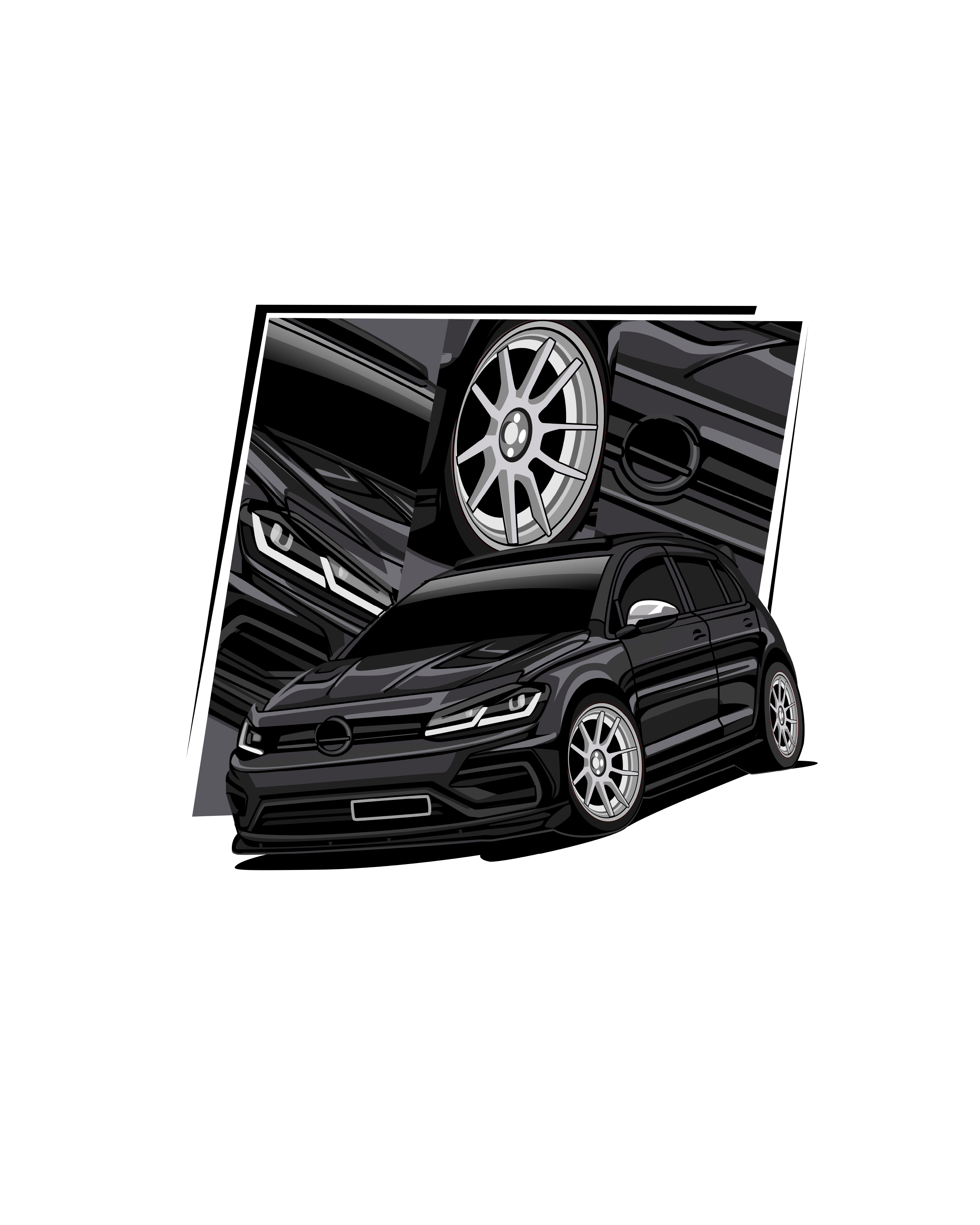 T-Shirt – Dark GTI Alloy