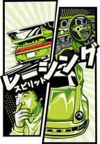 T-Shirt – JDM Drift Manga
