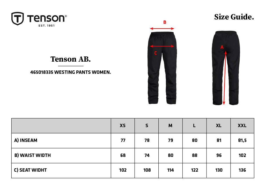 Regen Hose Damen - Swiss-Crafting