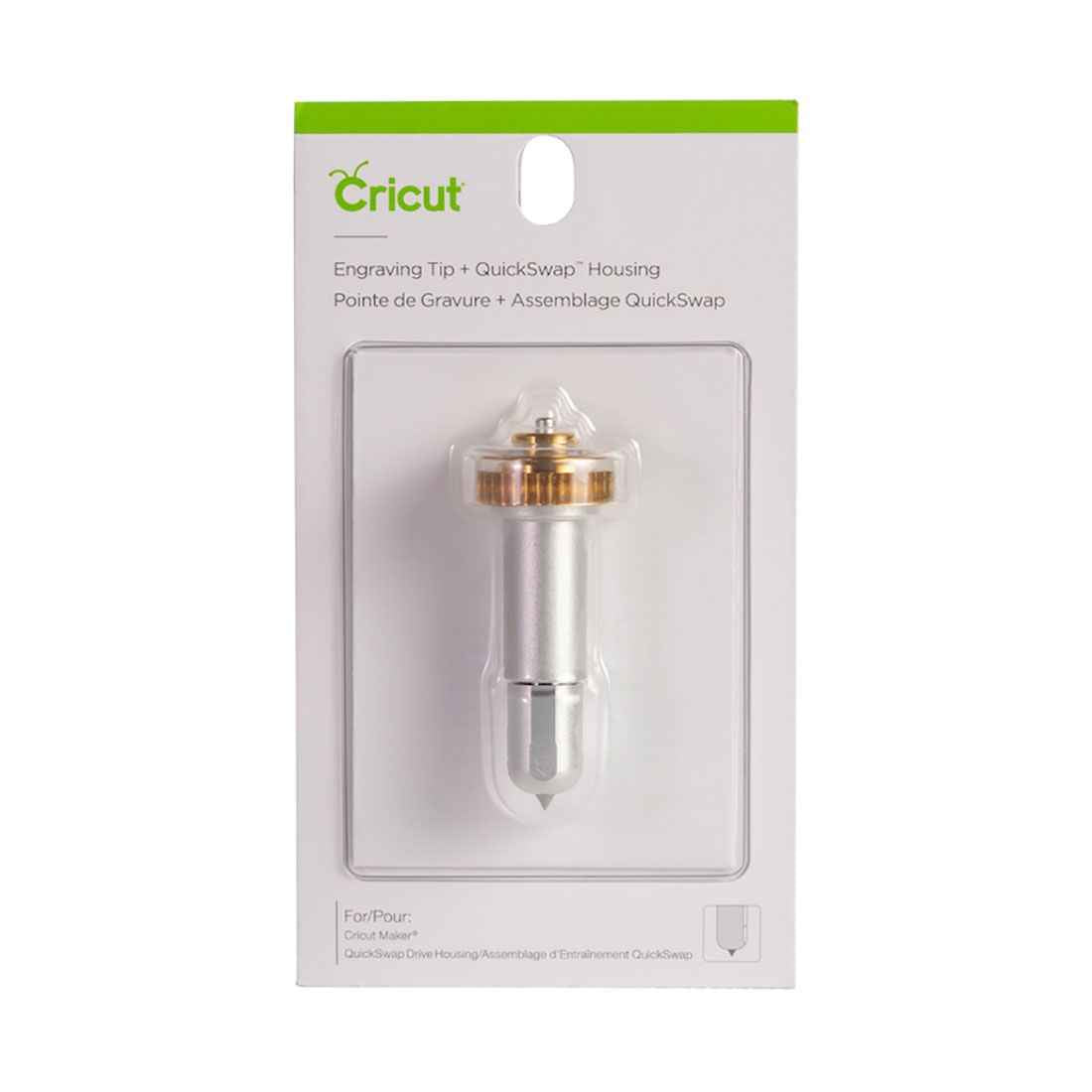 Cricut Gravurstift mit Halterung – Engraving Tip und QuickSwap Housing für präzise Gravuren