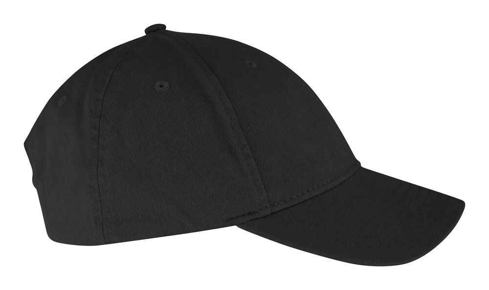 James Harvest Cap Schwarz Rechtsansicht – Swiss-Crafting