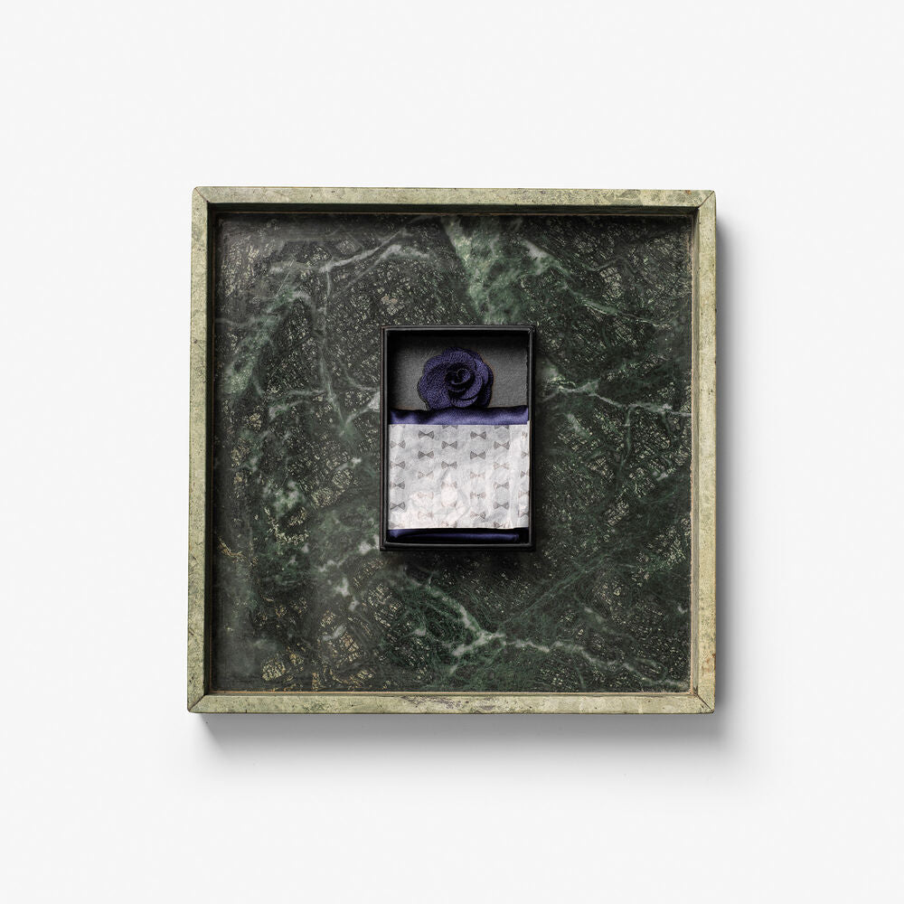 Solid Hankie & Lapel Pin Herren - Swiss-Crafting