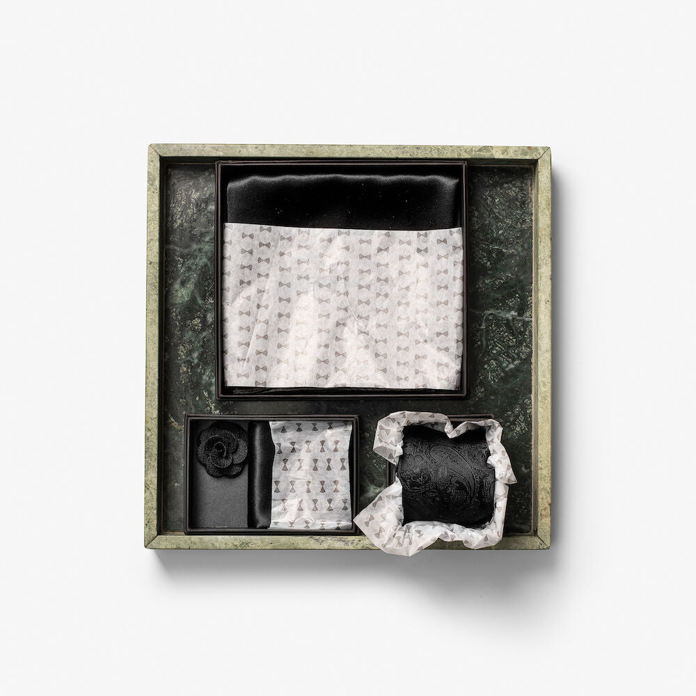 Solid Hankie & Lapel Pin Herren - Swiss-Crafting