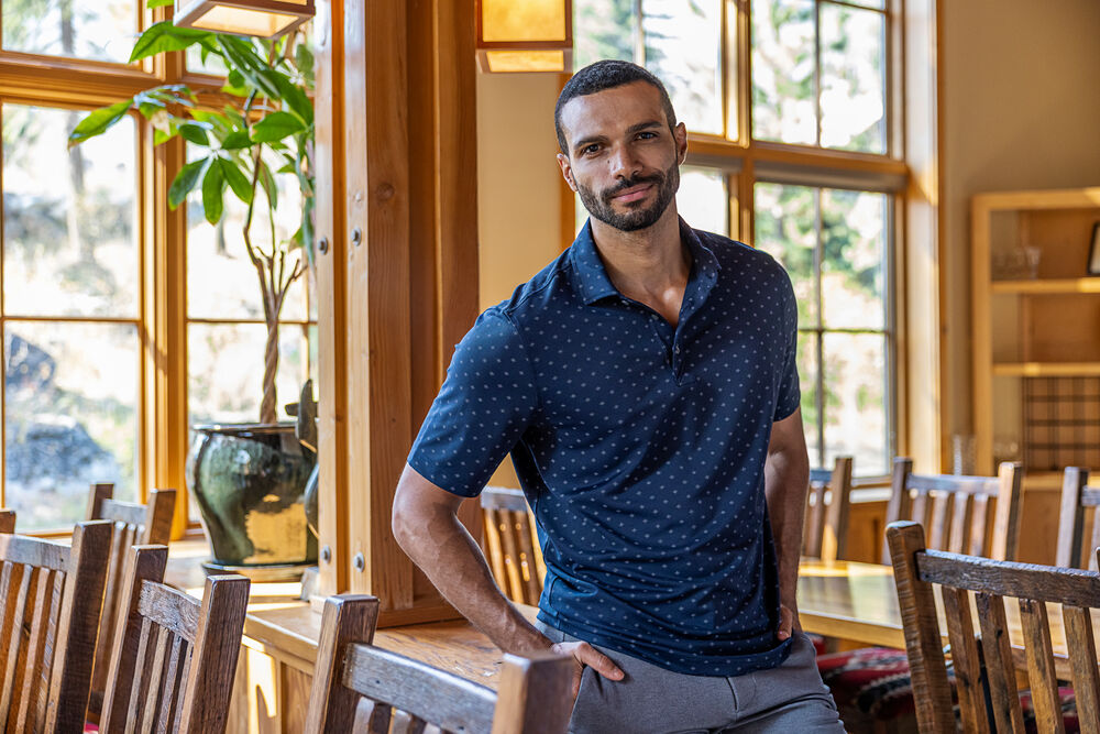 Virtue Polo Printed Herren - Swiss-Crafting