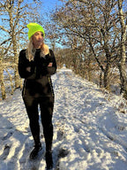 Damen Lange Unterhose Outdoor – Thermoleggings bei Kälte und Schnee getragen – Swiss-Crafting