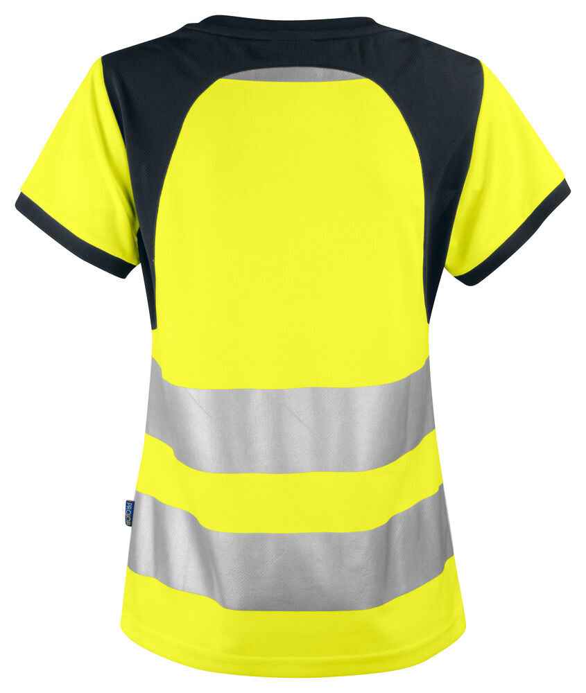 DAMEN T-SHIRT EN ISO 20471 KL. 2