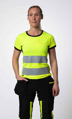 DAMEN T-SHIRT EN ISO 20471 KL. 2