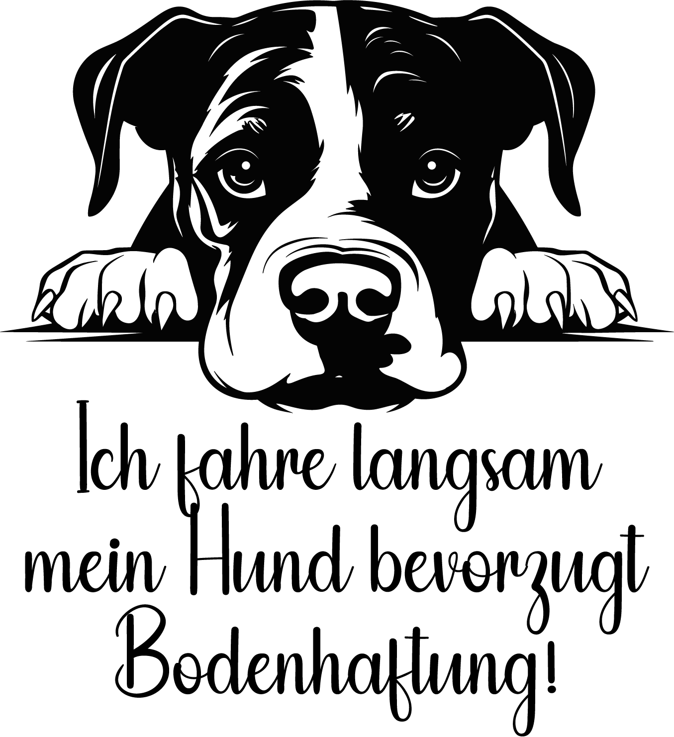 Auto Kleber American Staffordshire Terrier - Swiss-Crafting
