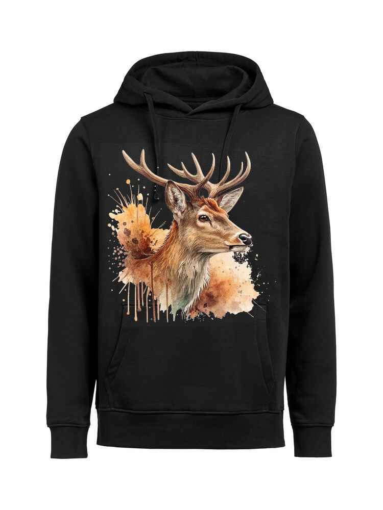 Bügelbilder – Hirsch Aquarell