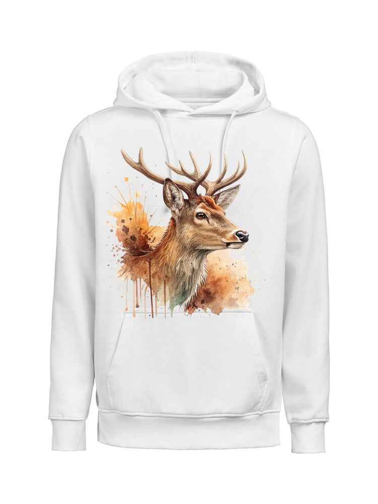 Bügelbilder – Hirsch Aquarell