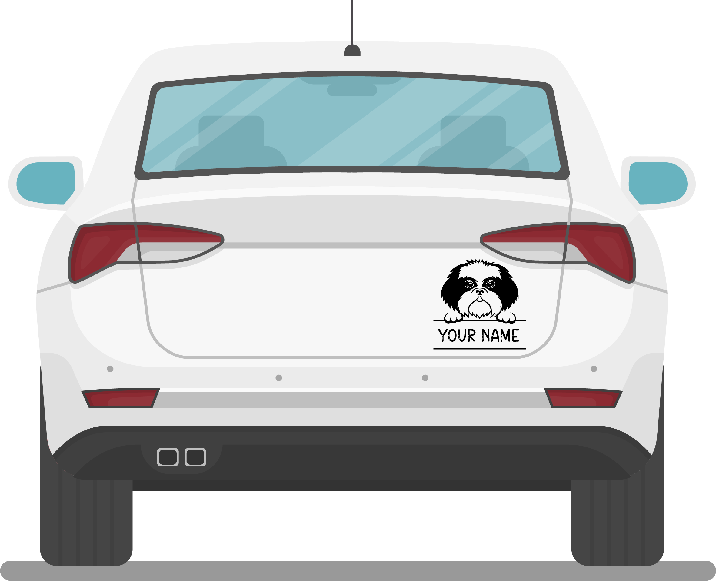 Hunde Namen Sticker - Swiss-Crafting