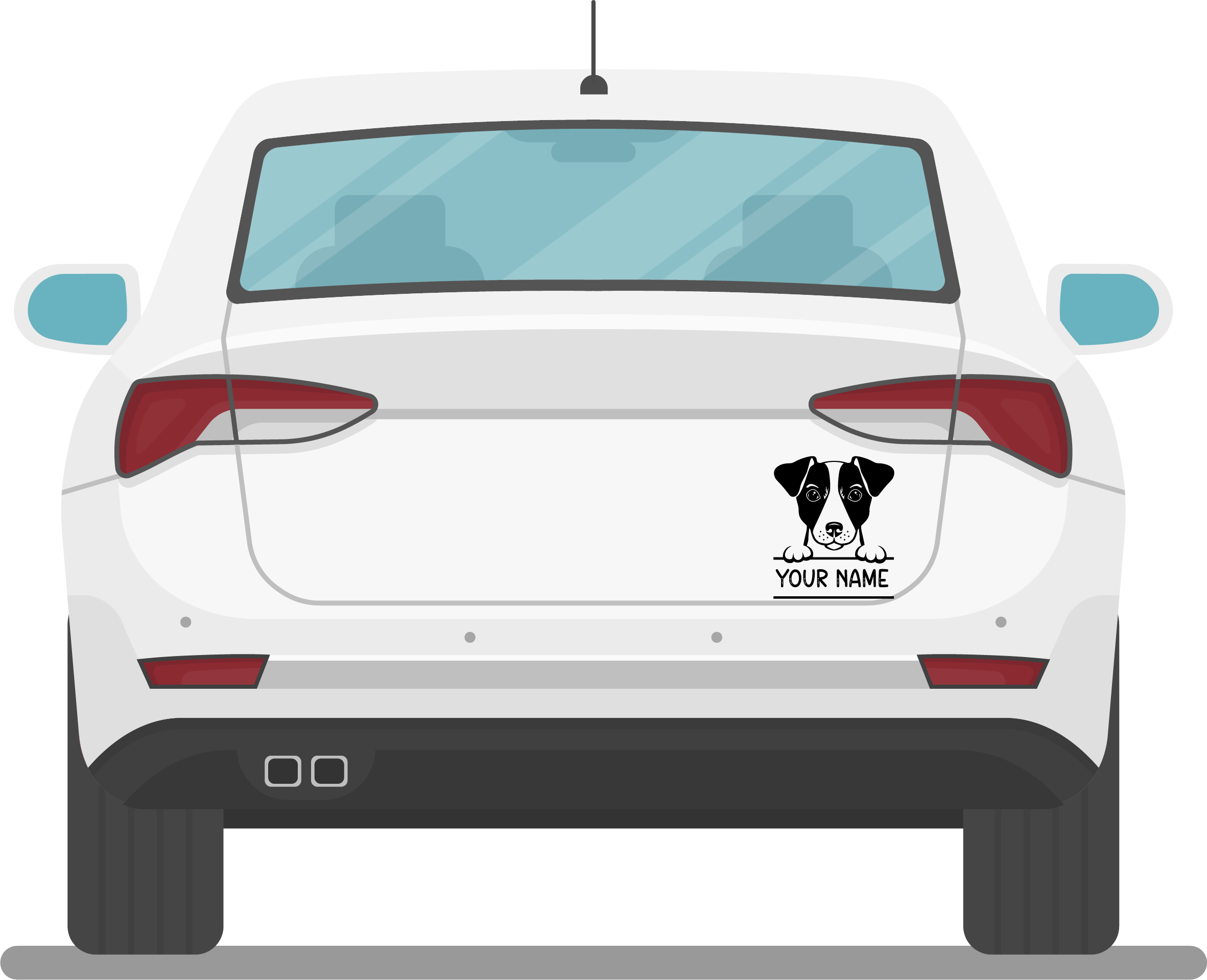 Hunde Namen Sticker - Swiss-Crafting