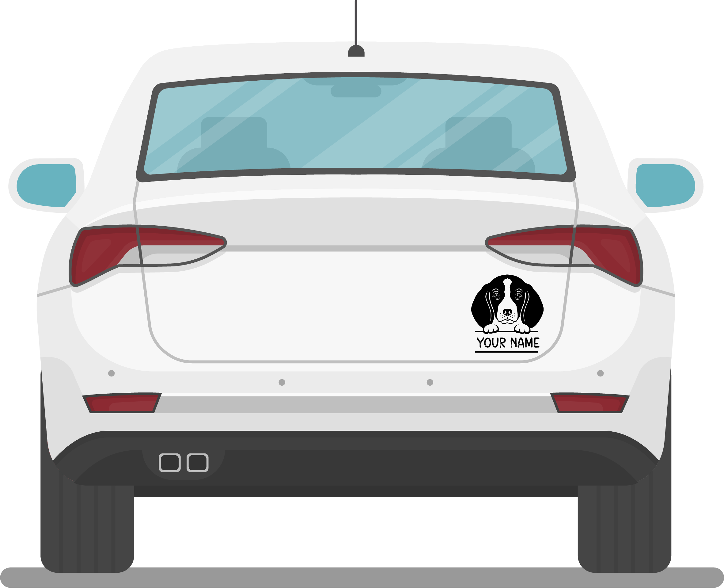Hunde Namen Sticker - Swiss-Crafting