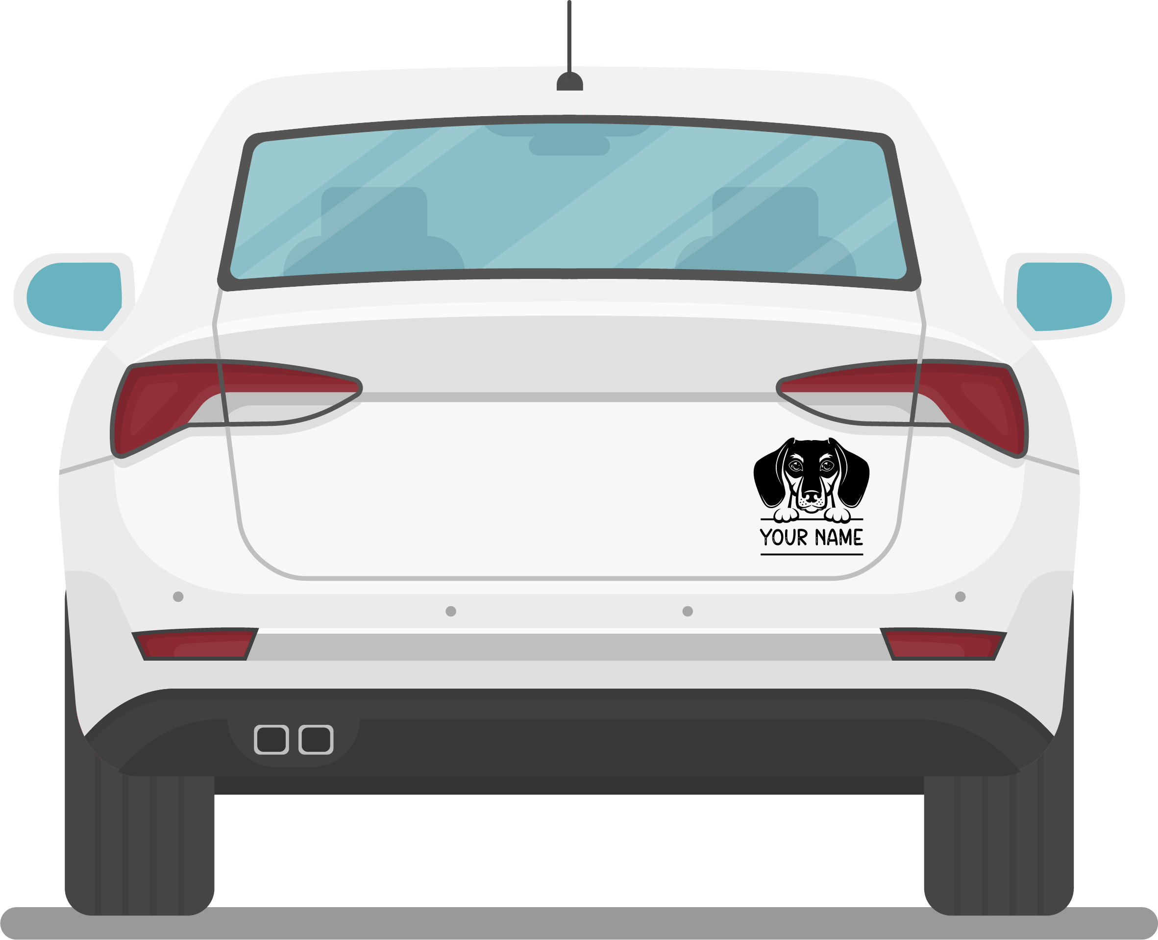 Hunde Namen Sticker - Swiss-Crafting
