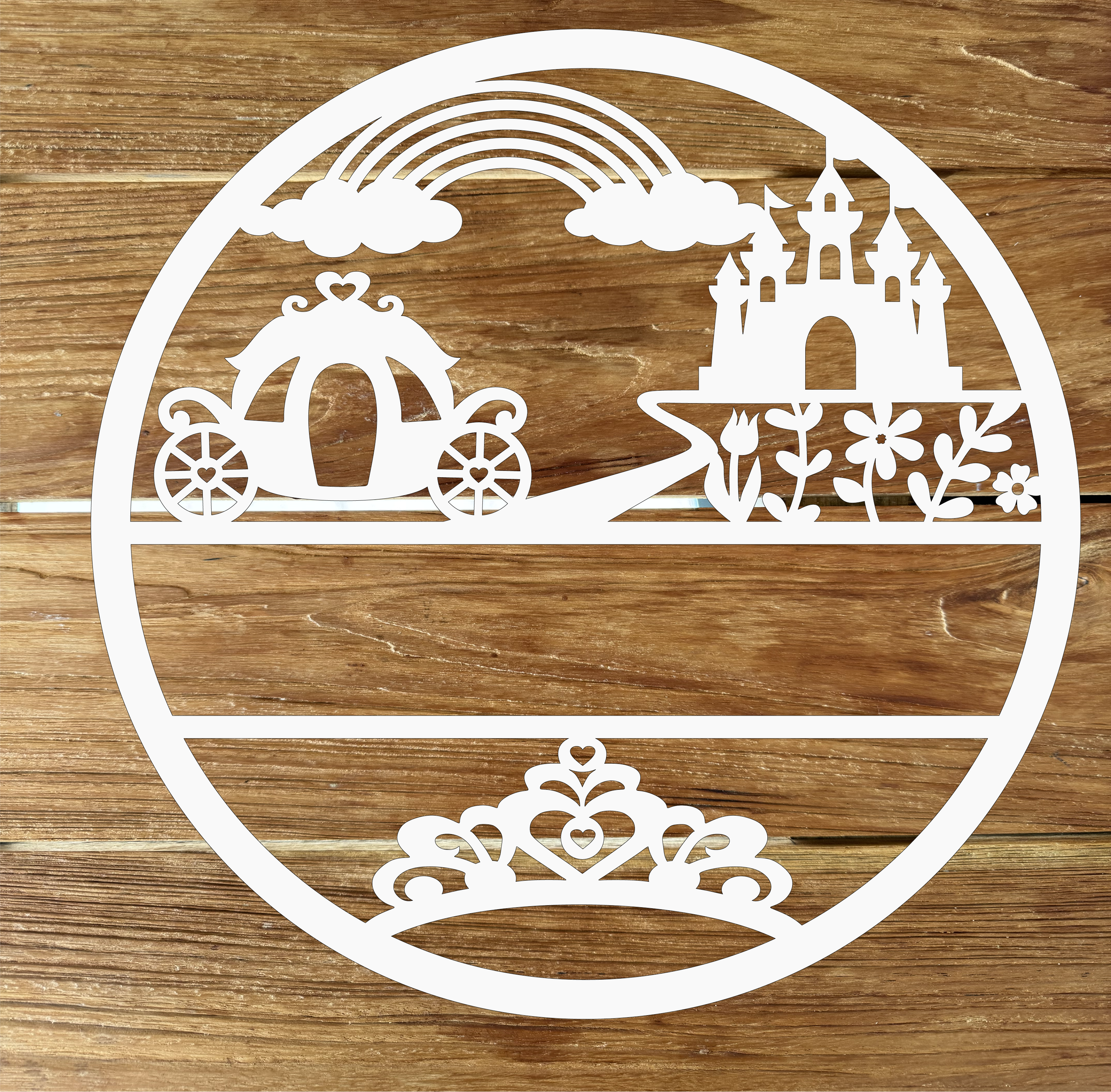 Türschild mit Schloss - Modernes und individuelles Türschild für Ihr Zuhause