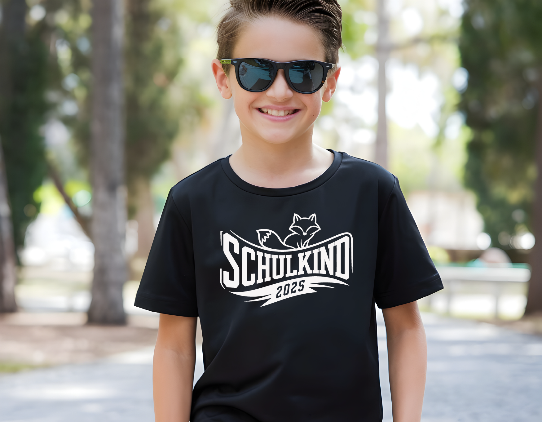 Schulkind Fuchs T Shirt - Swiss-Crafting
