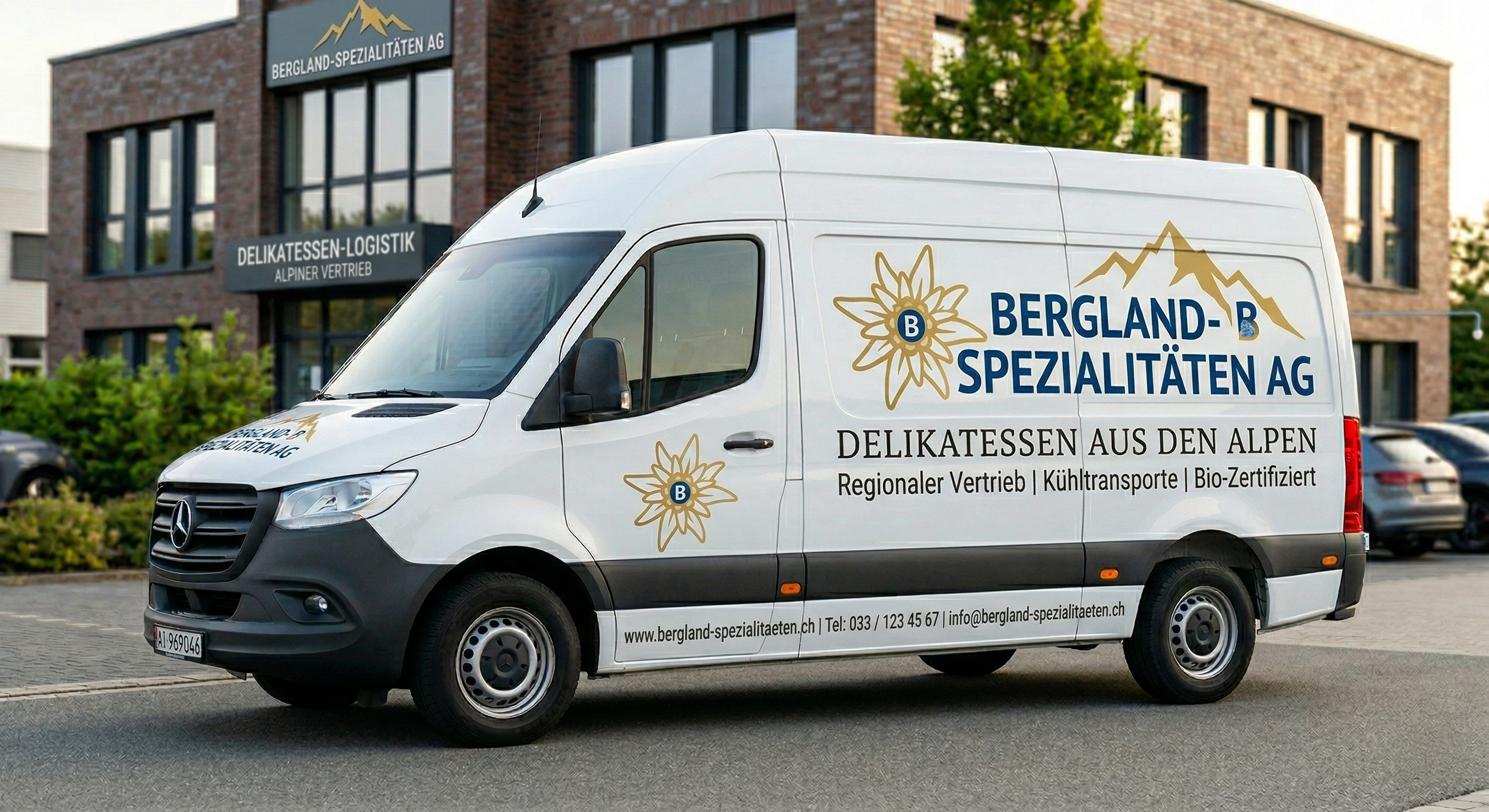 Professionelle Fahrzeugbeschriftung und Werbebeschriftung für KMU in der Schweiz – Swiss-Crafting