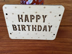 Geschenk Verpackung Happy Birtdhay - Swiss-Crafting