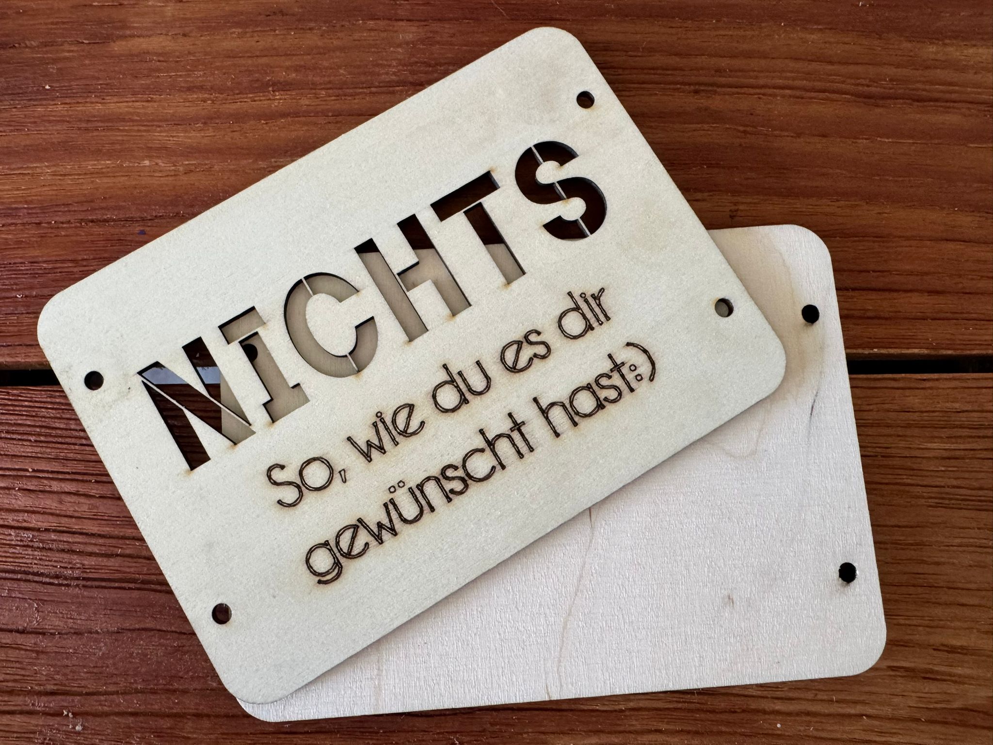 Geschenk Verpackung Nichts - Swiss-Crafting