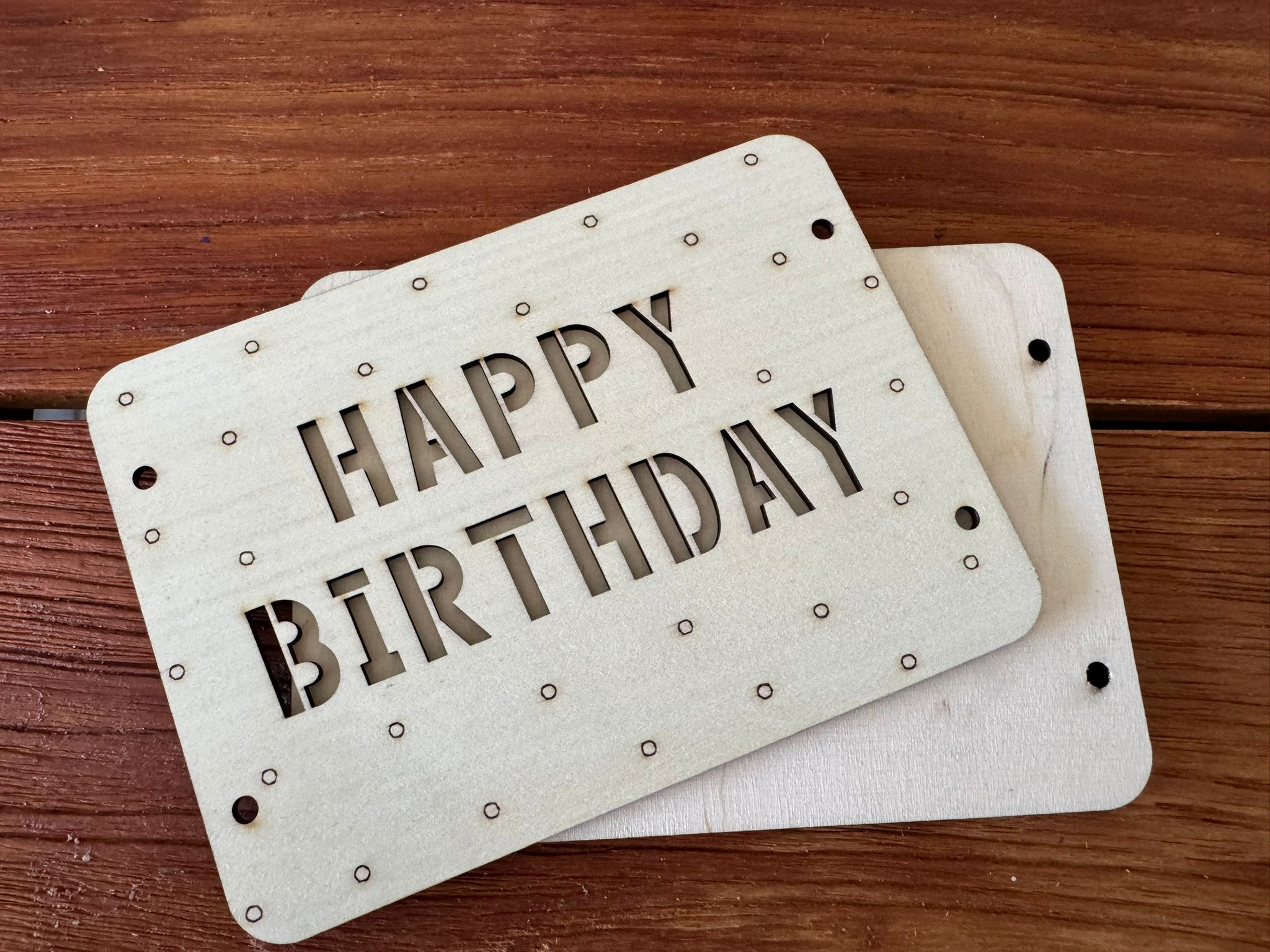 Geschenk Verpackung Happy Birtdhay - Swiss-Crafting