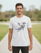 Anime T-Shirt – White Dragon Rider