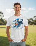 Anime T-Shirt – Flying Cat Monster