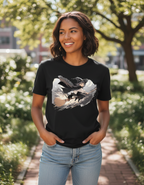 Anime T-Shirt – Witch & Black Cat