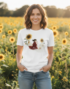 Anime T-Shirt – Sunflower Girl