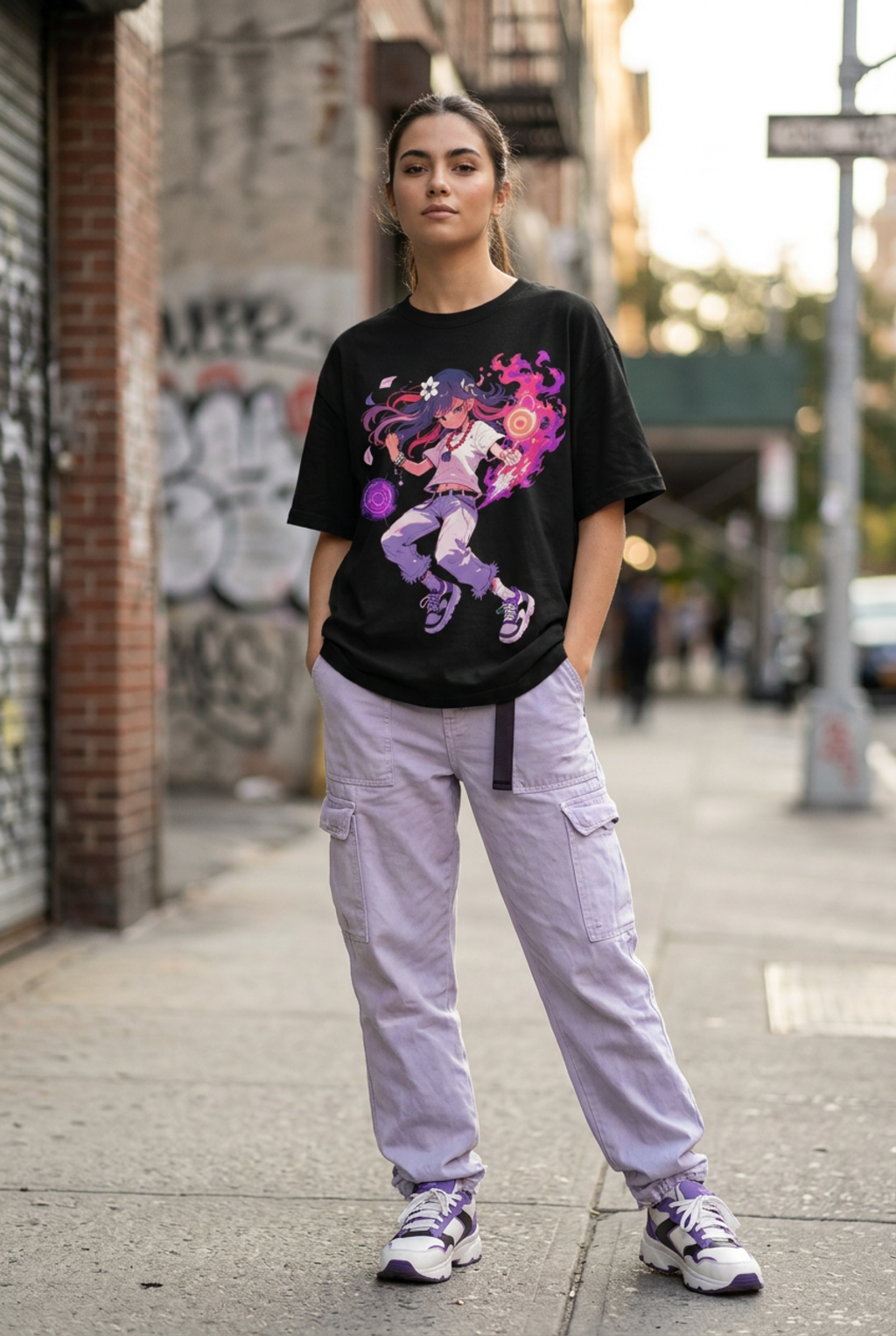 Anime T-Shirt – Magic Girl Vortex