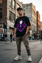 Anime T-Shirt – Villain Purple Diamond