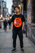 Anime T-Shirt – Crimson Samurai Circle