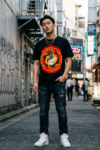 Anime T-Shirt – Fire Dragon Yin Yang
