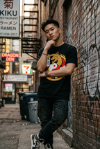 Anime T-Shirt – Twin Dragon Yin Yang