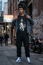 Anime T-Shirt – Diamond Power Fighter