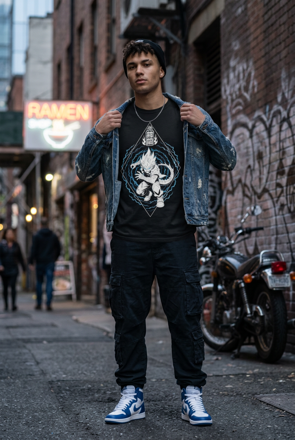 Anime T-Shirt – Diamond Power Fighter