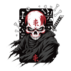 Anime T-Shirt – Skull Reaper Kanji