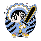 Anime T-Shirt – Kawaii Chibi Swordsman